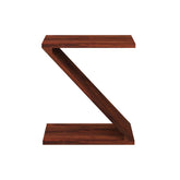 Maurice Solid Sheesham Wood Side End Table (Natural Finish)